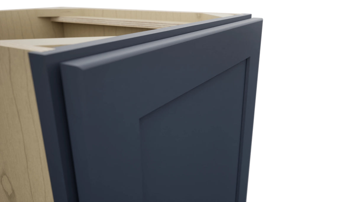 Fabuwood Galaxy Indigo VB18FD Vanity Base Full Height Cabinet, Detail View