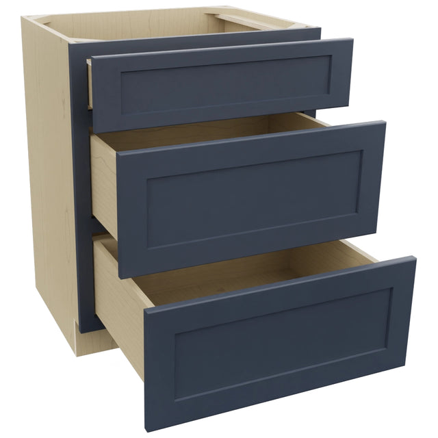 Fabuwood Galaxy Indigo VDB27-34 Vanity Drawer Cabinet, Open View
