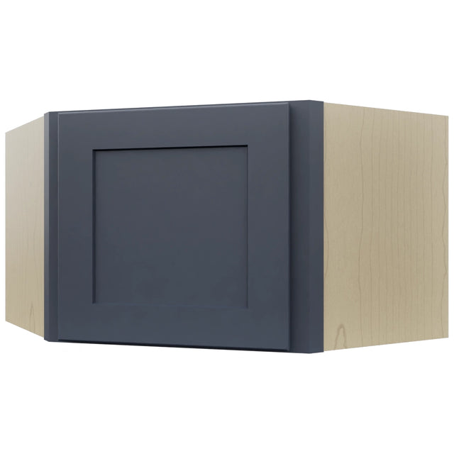Fabuwood Galaxy Indigo WDC2415 Wall Corner Diagonal Cabinet, Front View