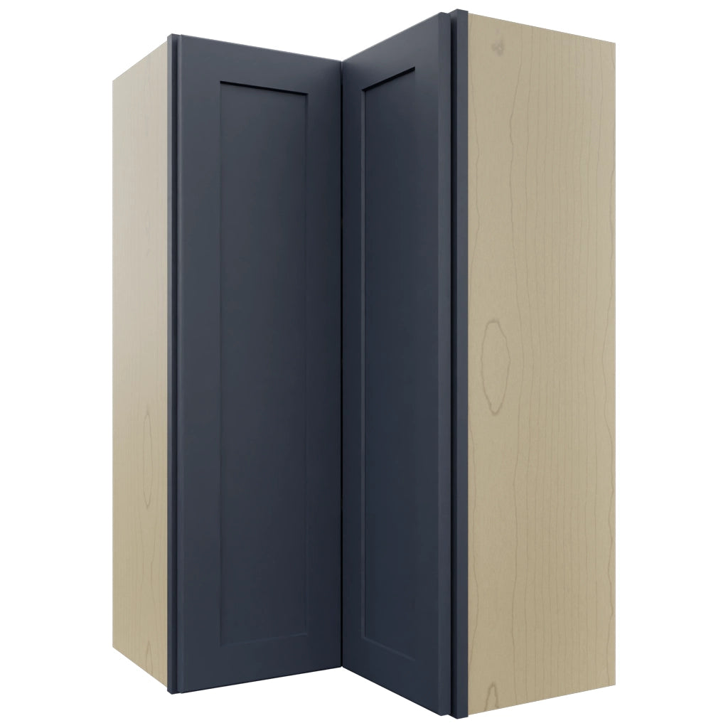 Fabuwood Galaxy Indigo WPC2439 Wall Corner Pie Cabinet, Front View