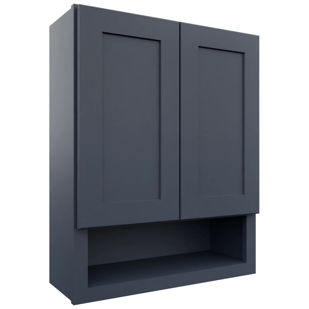 Fabuwood Galaxy Indigo WVS2430 Vanity Wall Storage, Front View