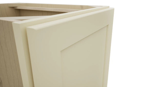 Fabuwood Galaxy Linen B18FD Base Full Door Cabinet, Detail View