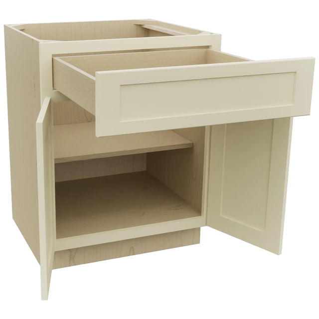 Fabuwood Galaxy Linen B27 Base Standard Cabinet, Open View