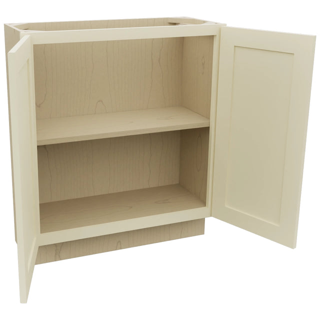 Fabuwood Galaxy Linen B30FD-12D Base Full Door Cabinet, Open View