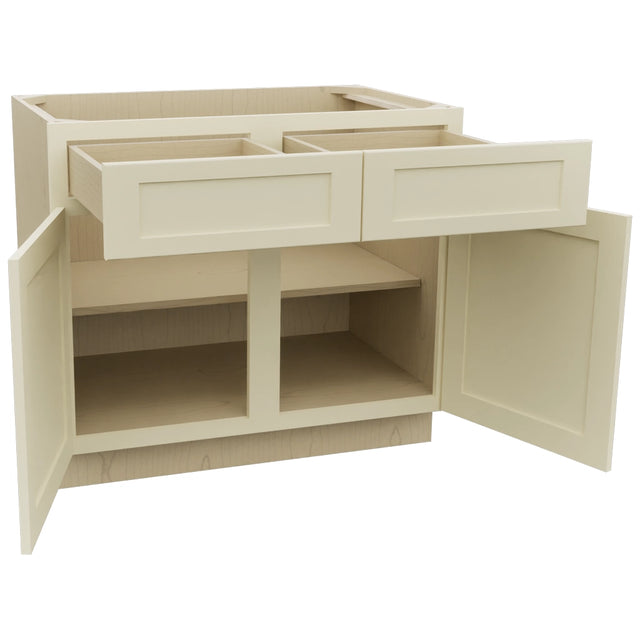 Fabuwood Galaxy Linen B39 Base Standard Cabinet, Open View