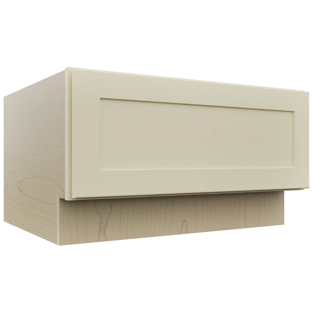 Fabuwood Galaxy Linen DBS30 Base Bench Seat Cabinet, Front View