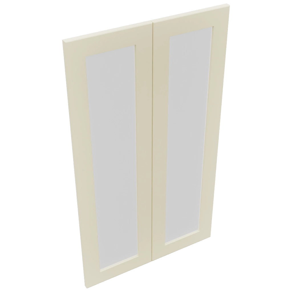 Fabuwood Galaxy Linen DS GDW2442 Wall Glass Door, Top View