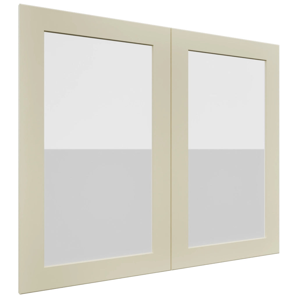 Fabuwood Galaxy Linen DS GDW3630 Wall Glass Door, Front View