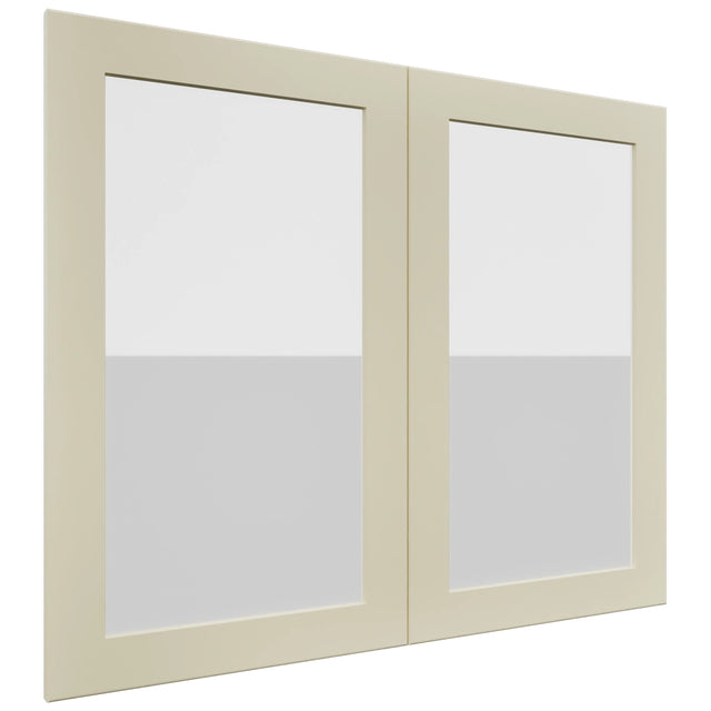 Fabuwood Galaxy Linen DS GDW3630 Wall Glass Door, Front View