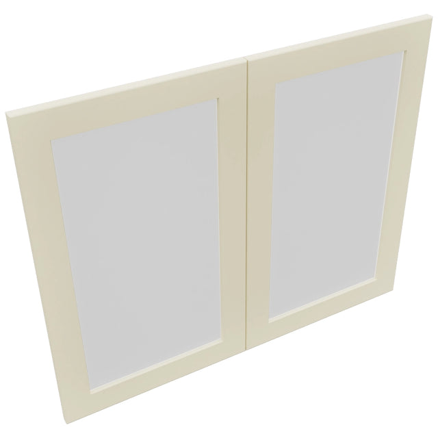Fabuwood Galaxy Linen DS GDW3630 Wall Glass Door, Top View