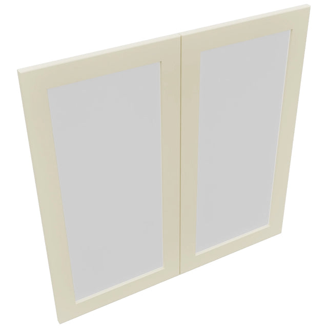 Fabuwood Galaxy Linen DS GDW3636 Wall Glass Door, Top View