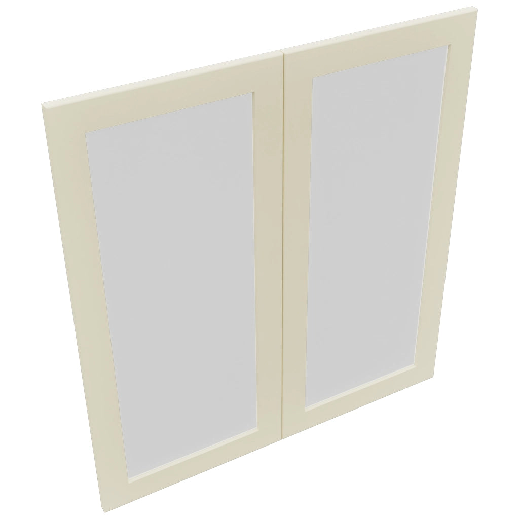 Fabuwood Galaxy Linen DS GDW3639 Wall Glass Door, Top View
