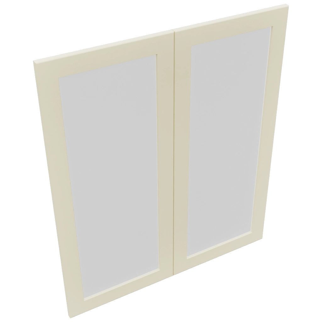 Fabuwood Galaxy Linen DS GDW3642 Wall Glass Door, Top View