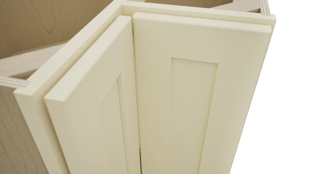 Fabuwood Galaxy Linen ERB33 Base Corner Easy Reach Cabinet, Detail View