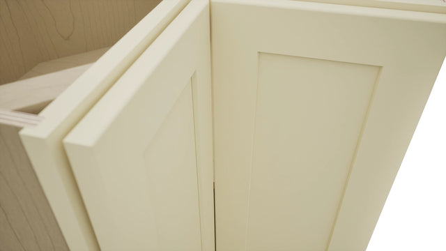 Fabuwood Galaxy Linen ERB36 Base Corner Easy Reach Cabinet, Detail View