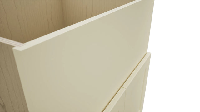 Fabuwood Galaxy Linen FS30 Base Farm Sink Cabinet, Detail View