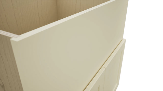 Fabuwood Galaxy Linen FS33 Base Farm Sink Cabinet, Detail View