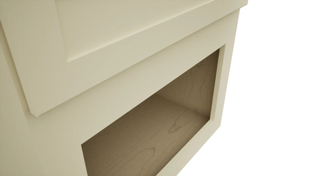 Fabuwood Galaxy Linen MC303021 Wall Microwave Cabinet, Detail View