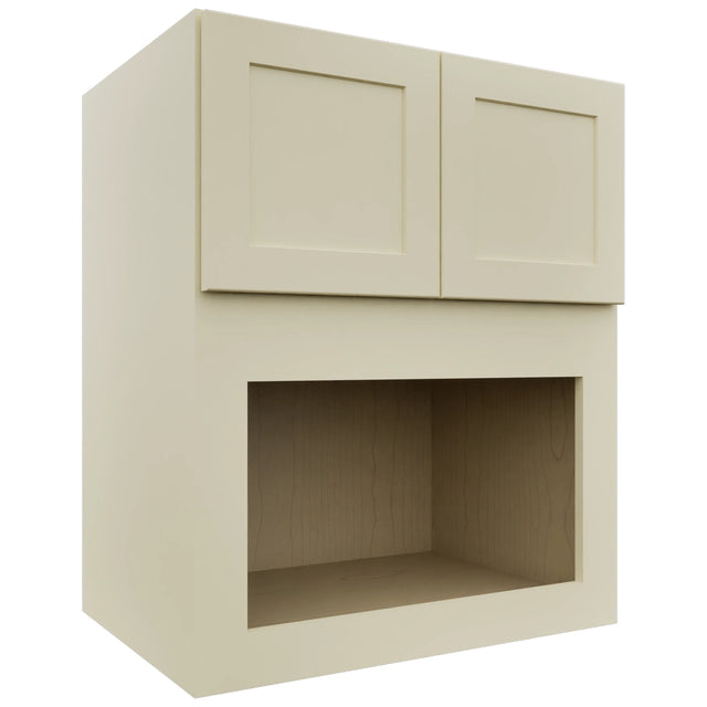 Fabuwood Galaxy Linen MC303621 Wall Microwave Cabinet, Front View