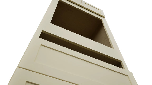 Fabuwood Galaxy Linen OC3384C Tall Oven Cabinet Combo, Detail View