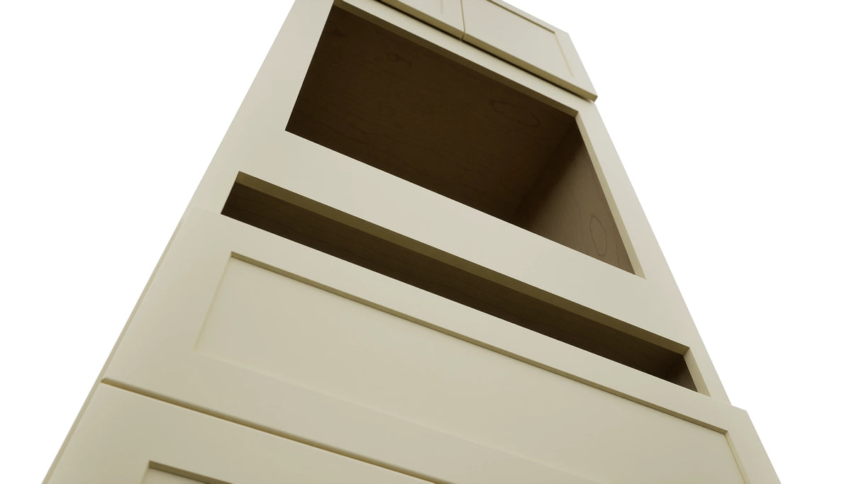 Fabuwood Galaxy Linen OC3393C Tall Oven Cabinet Combo, Detail View