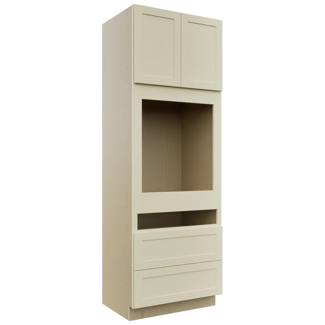 Fabuwood Galaxy Linen OC3396C Tall Oven Cabinet Combo, Front View