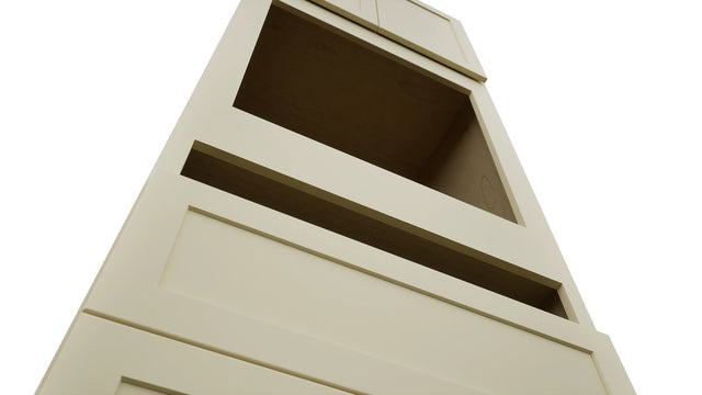 Fabuwood Galaxy Linen OC3396C Tall Oven Cabinet Combo, Detail View