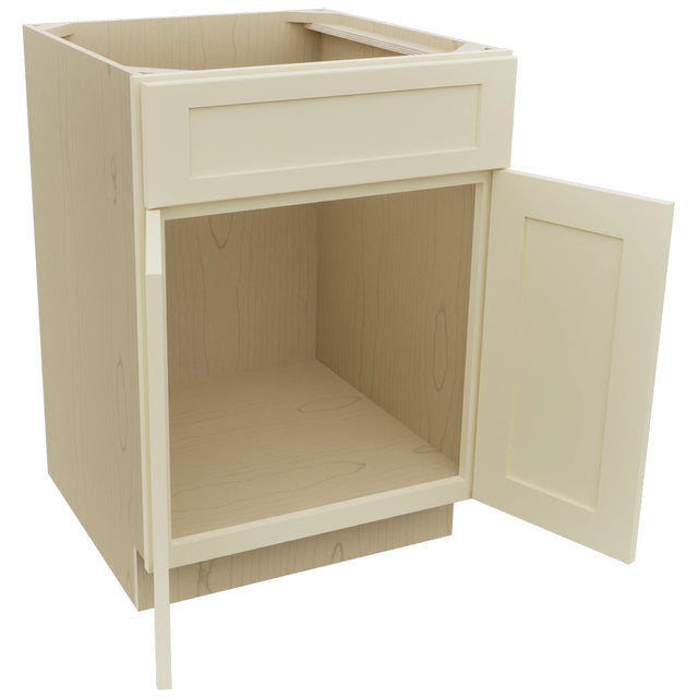 Fabuwood Galaxy Linen SB24 Base Sink Cabinet, Open View