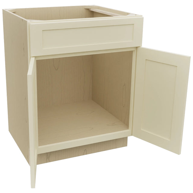 Fabuwood Galaxy Linen SB27 Base Sink Cabinet, Open View