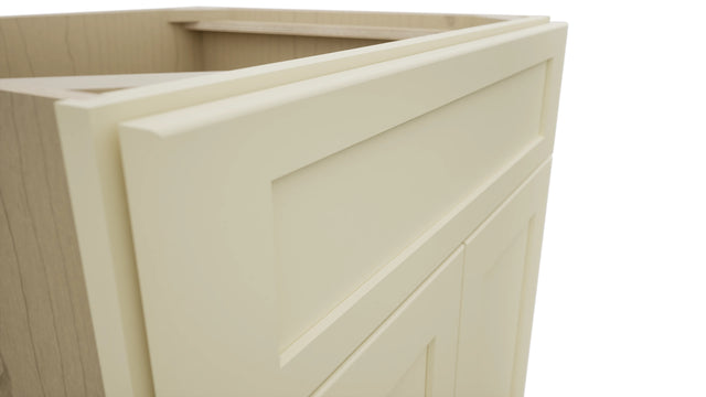 Fabuwood Galaxy Linen SB27 Base Sink Cabinet, Detail View