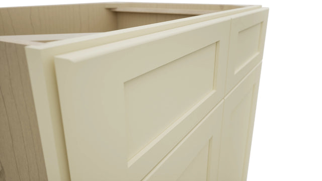 Fabuwood Galaxy Linen SB33 Base Sink Cabinet, Detail View