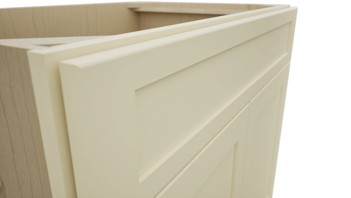 Fabuwood Galaxy Linen SB36SDF Base Sink Cabinet, Detail View