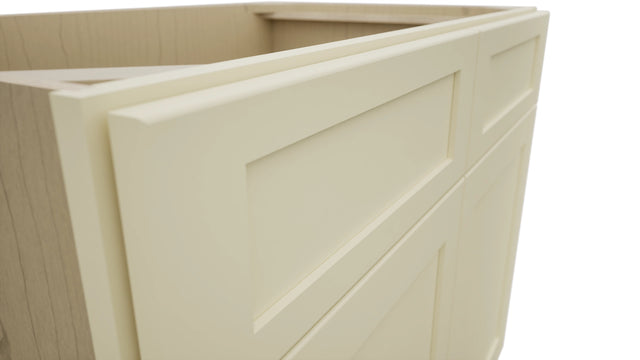 Fabuwood Galaxy Linen SB39 Base Sink Cabinet, Detail View