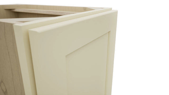 Fabuwood Galaxy Linen VB15FD Vanity Base Full Height Cabinet, Detail View
