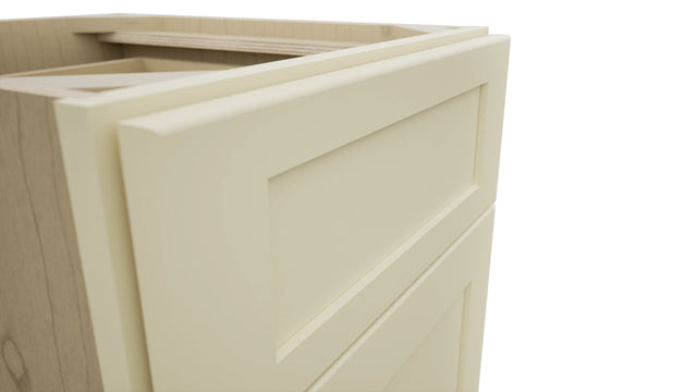 Fabuwood Galaxy Linen VB18-34 Vanity Base Standard Cabinet, Detail View