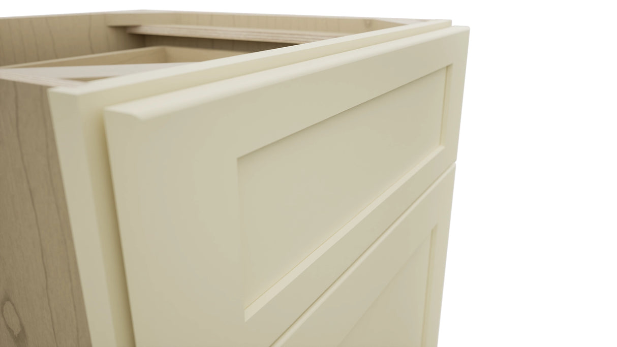 Fabuwood Galaxy Linen VB21-34 Vanity Base Standard Cabinet, Detail View