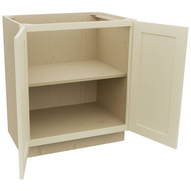 Fabuwood Galaxy Linen VB30FD Vanity Base Full Height Cabinet, Open View