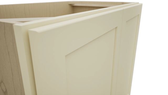 Fabuwood Galaxy Linen VB36FD Vanity Base Full Height Cabinet, Detail View