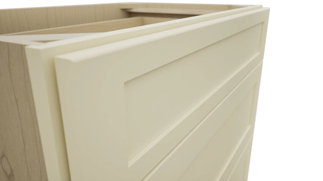 Fabuwood Galaxy Linen VDB33-34 Vanity Drawer Cabinet, Detail View