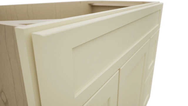 Fabuwood Galaxy Linen VSD30DL Vanity Combo Cabinet, Detail View