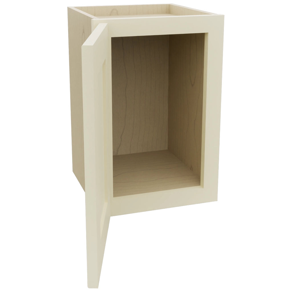 Fabuwood Galaxy Linen W1218 Wall Standard Cabinet, Open View