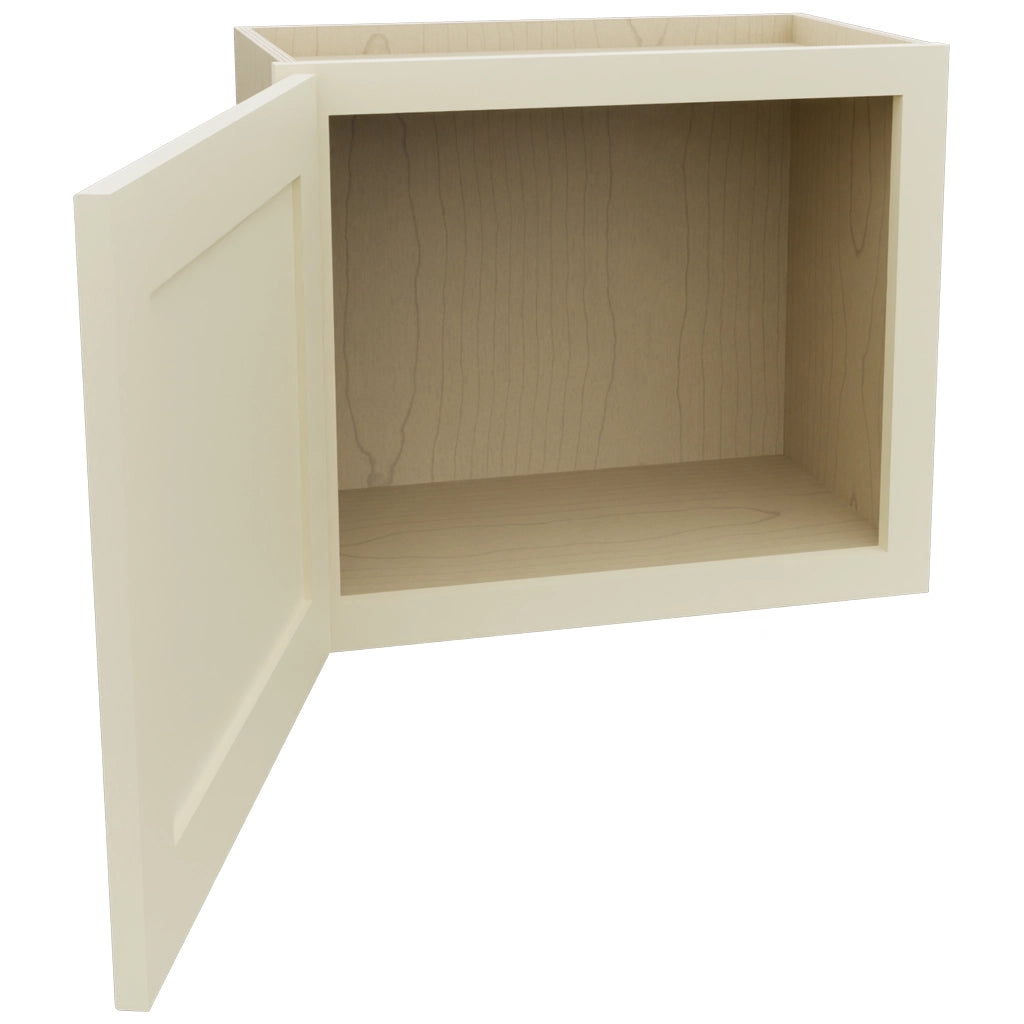 Fabuwood Galaxy Linen W2118 Wall Standard Cabinet, Open View