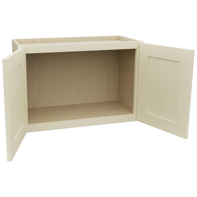 Fabuwood Galaxy Linen W2718 Wall Standard Cabinet, Open View