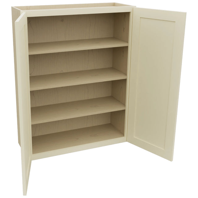 Fabuwood Galaxy Linen W3342 Wall Standard Cabinet, Open View