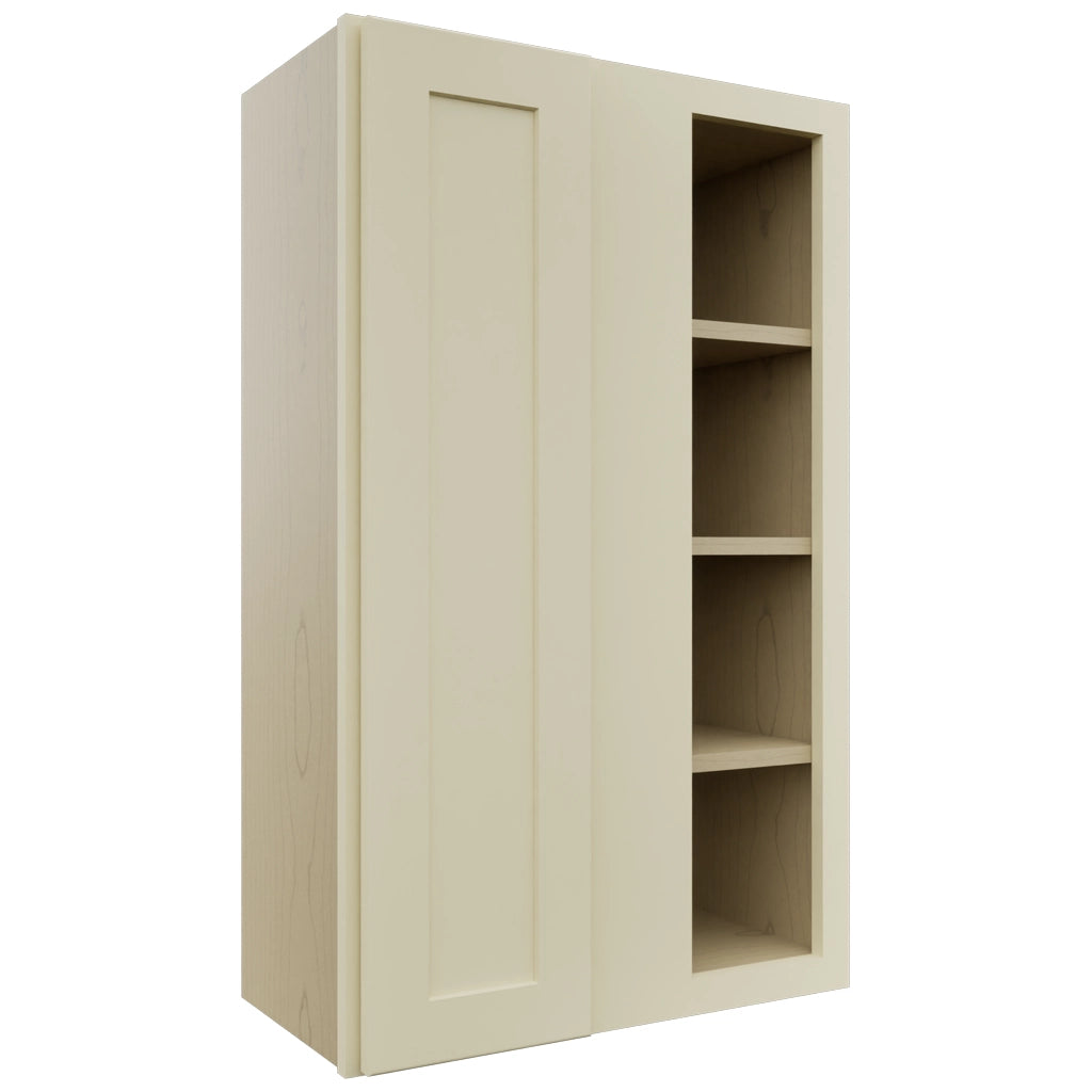 Fabuwood Galaxy Linen WBC2439 Wall Corner Blind Cabinet, Front View