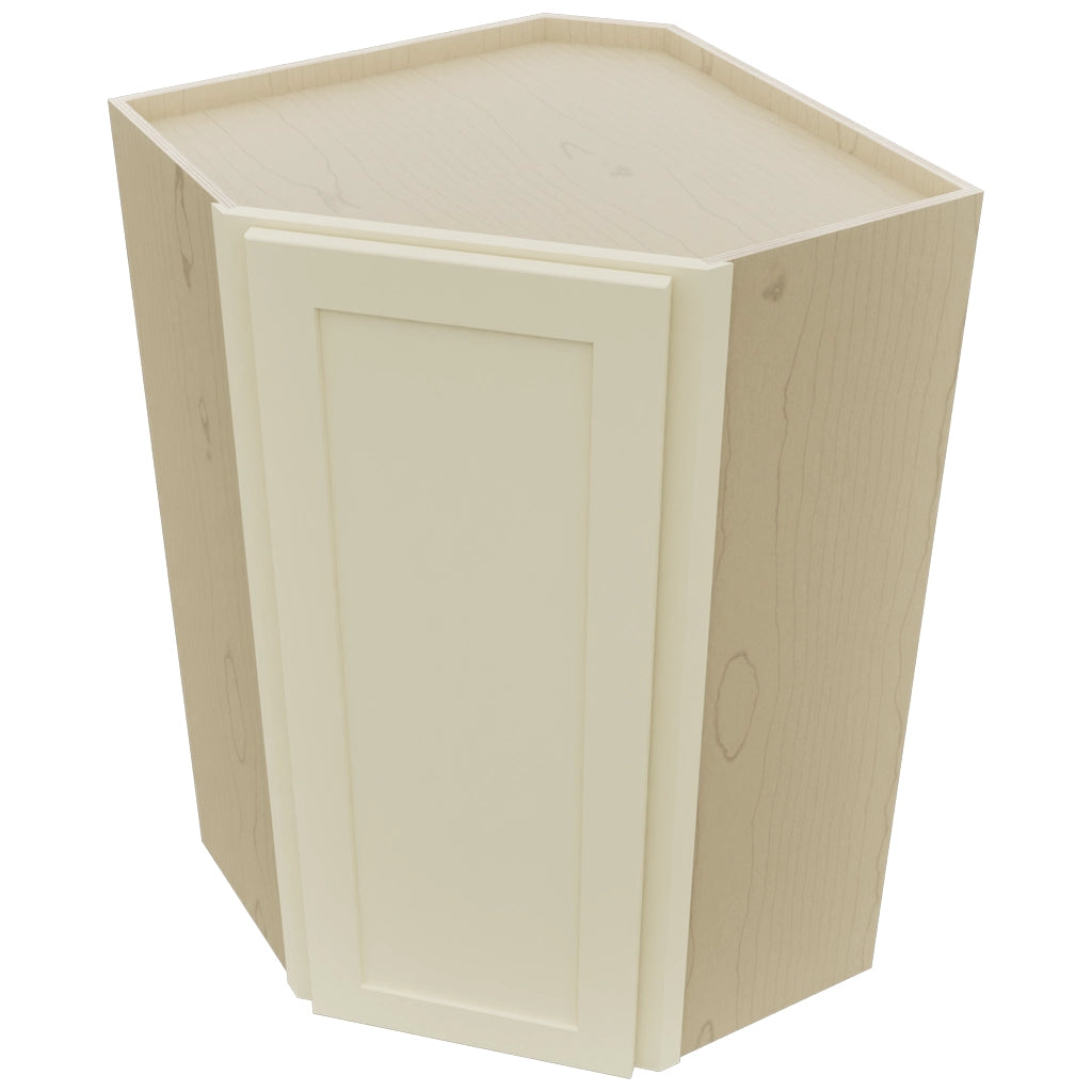 Fabuwood Galaxy Linen WDC2439 Wall Corner Diagonal Cabinet, Top View