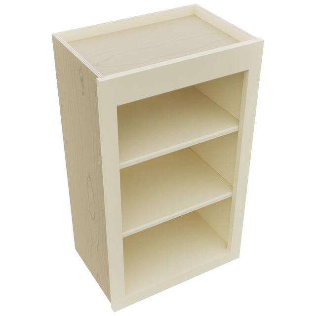 Fabuwood Galaxy Linen WOS1830 Wall Open Shelf, Top View