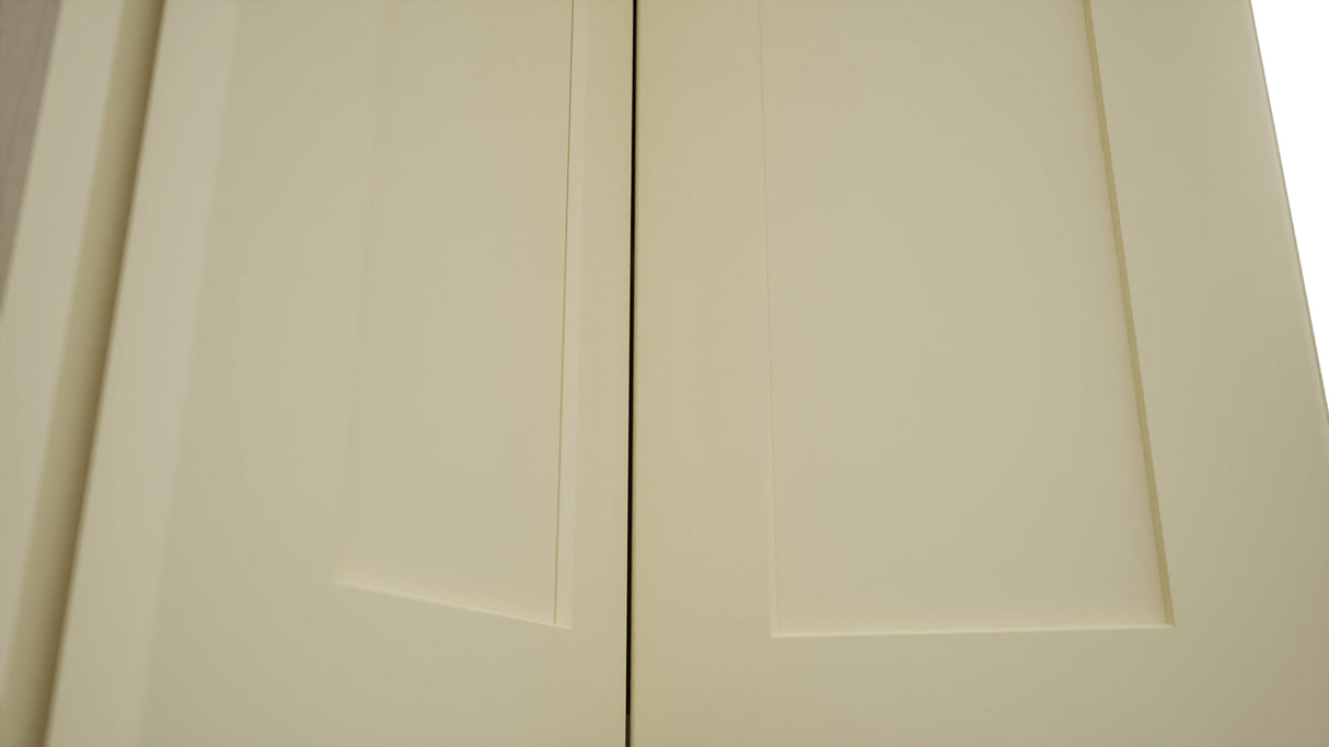 Fabuwood Galaxy Linen WPC2439 Wall Corner Pie Cabinet, Detail View