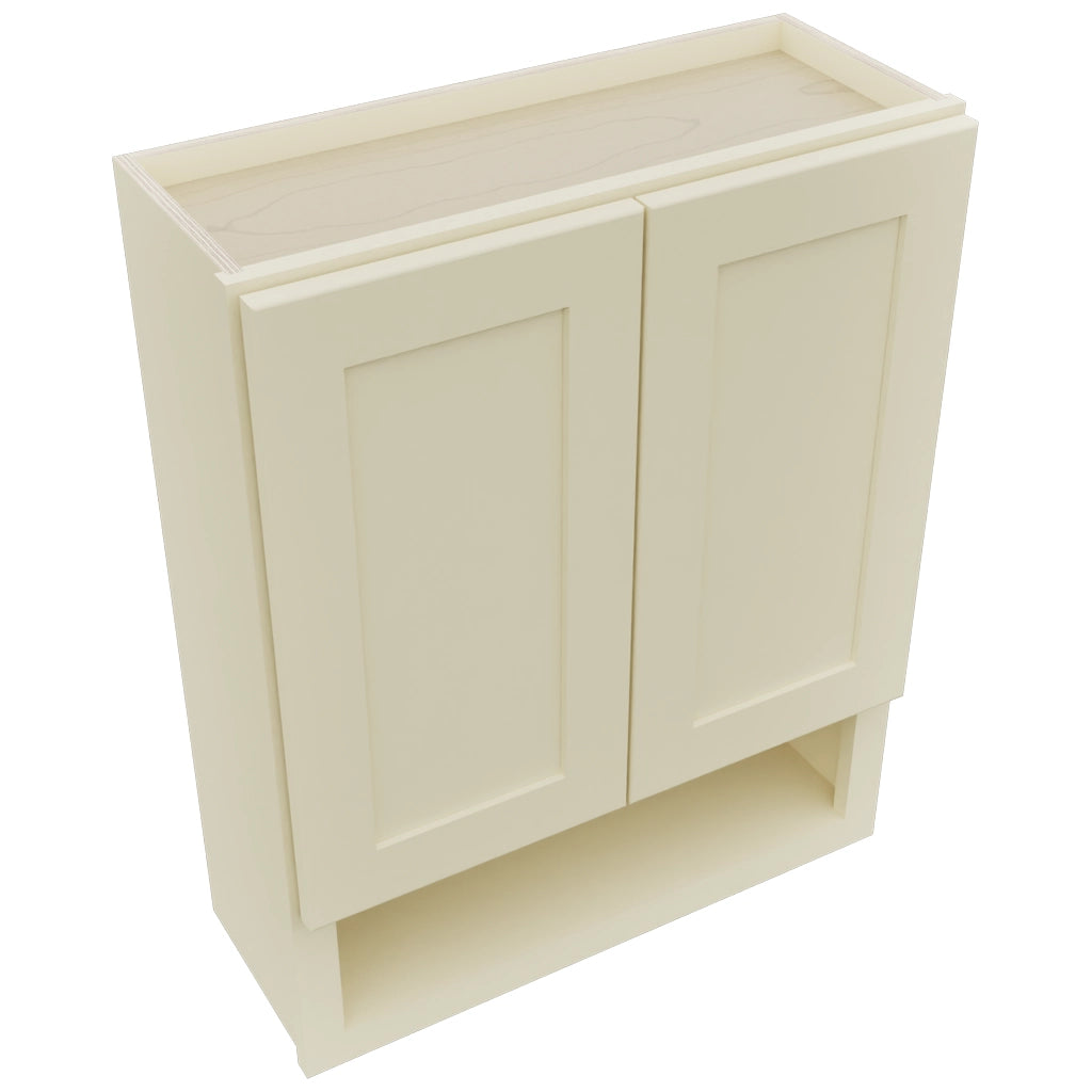 Fabuwood Galaxy Linen WVS2430 Vanity Wall Storage, Top View