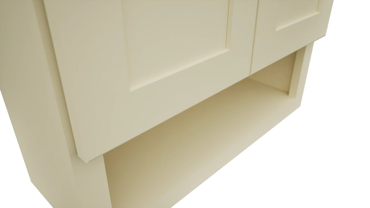 Fabuwood Galaxy Linen WVS2430 Vanity Wall Storage, Detail View